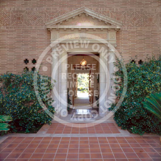 Front Door - Chancellor's Residence