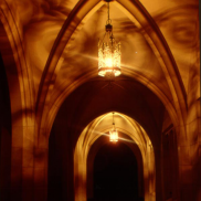 Royce Hall Corridor At Night