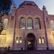 Powell Library at Night