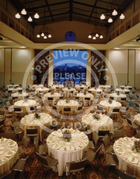 Banquet Setup - Grand Horizon Room and Terrace, Covel Commons