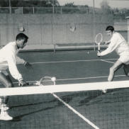UCLA Men's Tennis (c. 1965) - Arthur Ashe vs. Ian Crookenden
