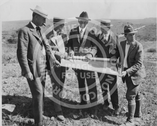 Architects Review Campus Plans (c. 1920s)