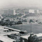 View of Hedrick and Rieber Residence Halls (1962)