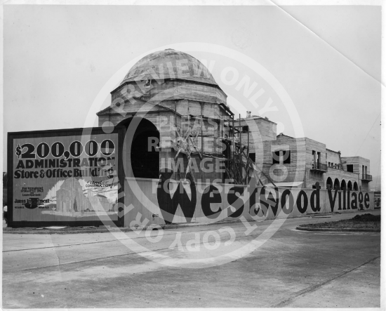 Westwood Village Under Construction (c. 1930s)